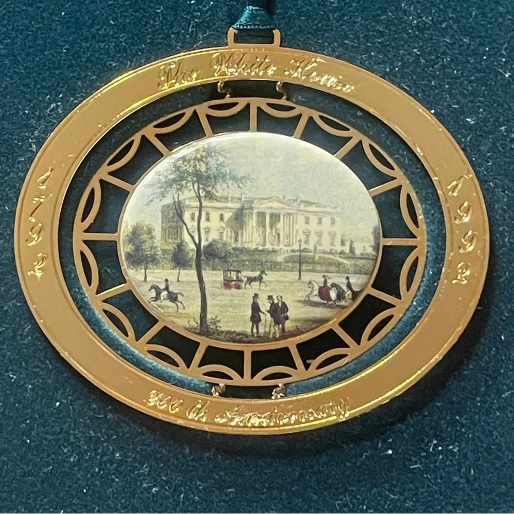 Vtg 1992 White House Christmas Ornament 200th Anniversary Edition Series